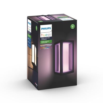 Philips - LED RGBW prigušiva spoljašnja zidna svetiljka Hue IMPRESS 2xLED/8W/230V 2000-6500K IP44