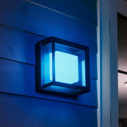 Philips - LED RGBW prigušiva spoljašnja zidna lampa Hue ECONIC LED/15W/230V 2000-6500K IP44
