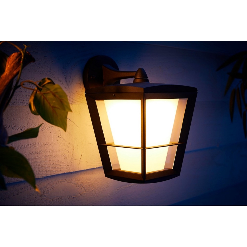 Philips - LED RGBW prigušiva spoljna zidna svetiljka Hue ECONIC LED/15W/230V 2000-6500K IP44