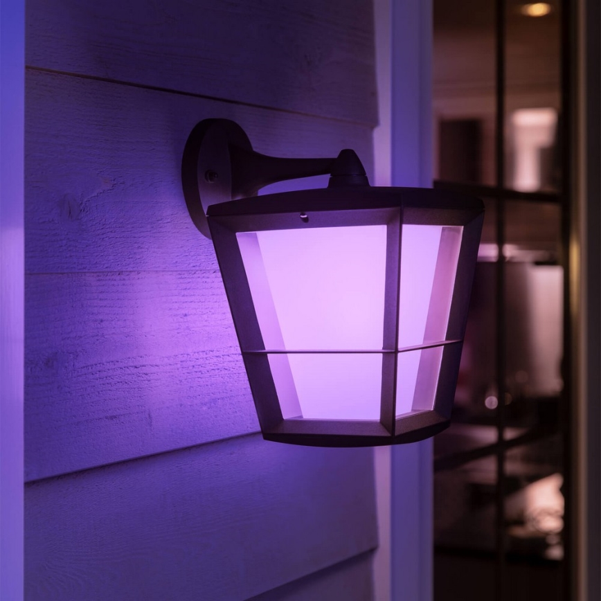 Philips - LED RGBW prigušiva spoljna zidna svetiljka Hue ECONIC LED/15W/230V 2000-6500K IP44