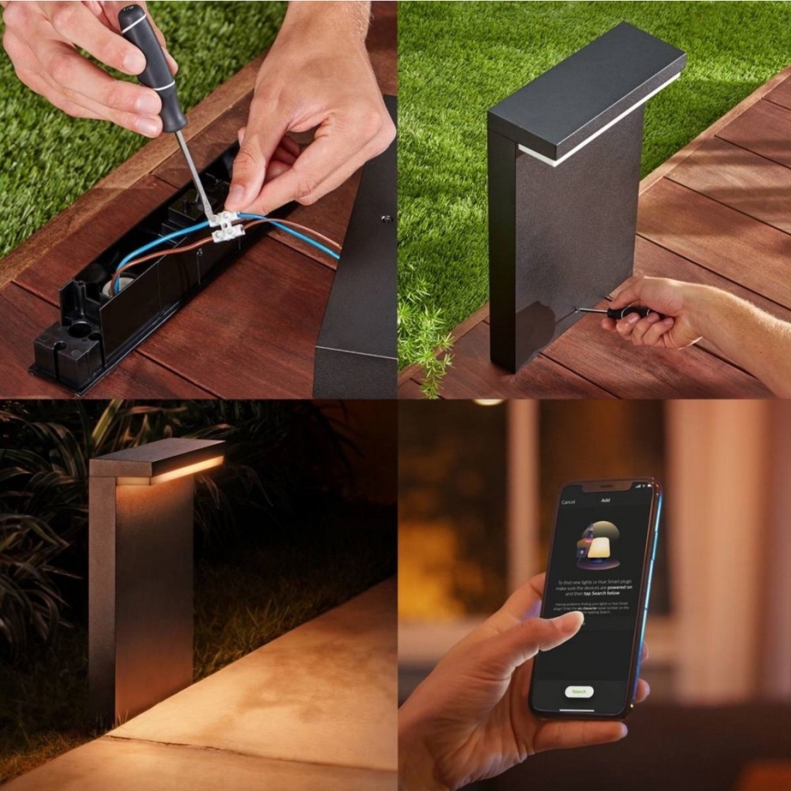 Philips - LED RGBW prigušiva spoljna lampa Hue NYRO LED/13,5W/230V 2000-6500K IP44