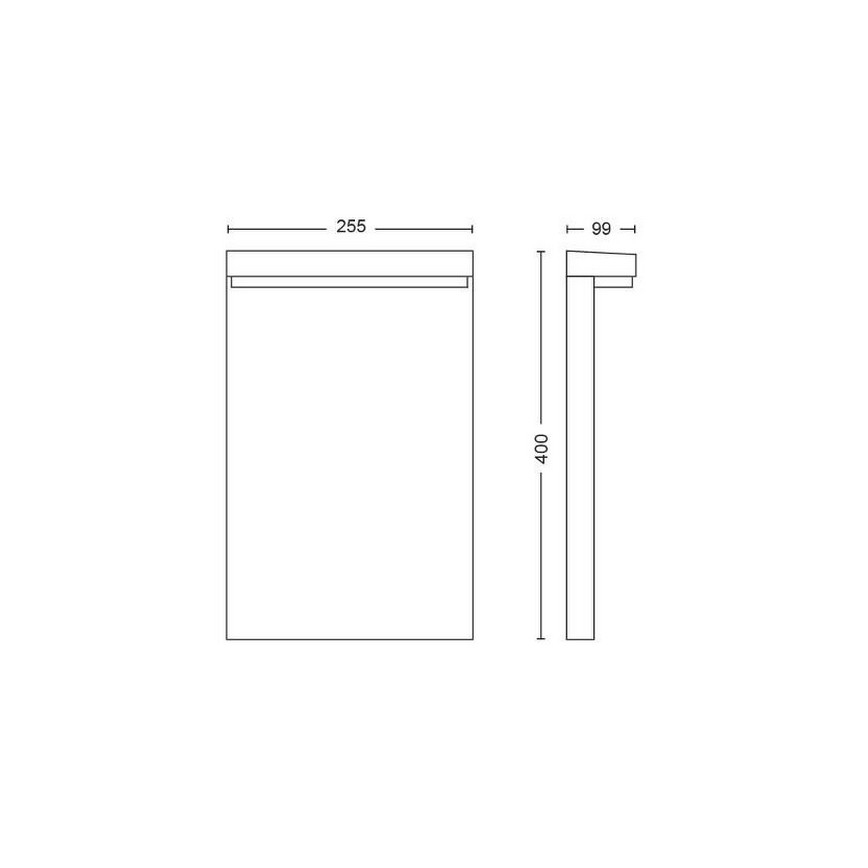 Philips - LED RGBW prigušiva spoljna lampa Hue NYRO LED/13,5W/230V 2000-6500K IP44