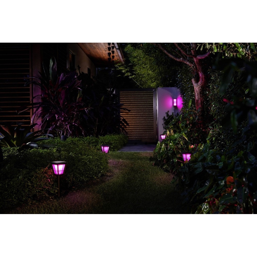 Philips - LED RGBW prigušiva spoljašnja zidna svetiljka Hue IMPRESS 2xLED/8W/24V 2000-6500K IP44