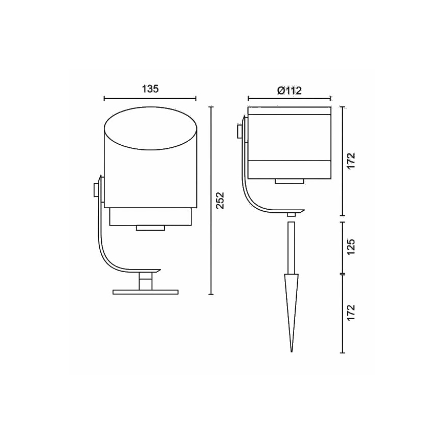 Philips - LED RGB prigušiva spoljašnja lampa Hue LILY LED/15W/230V IP65