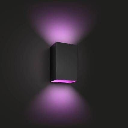 Philips - LED RGBW prigušiva spoljna zidna svetiljka Hue RESONATE 2xLED/8W/230V 2000-6500K IP44