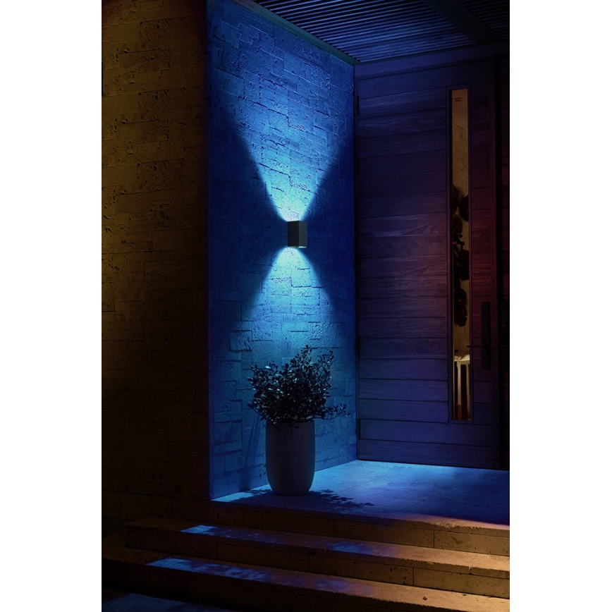 Philips - LED RGBW prigušiva spoljna zidna svetiljka Hue RESONATE 2xLED/8W/230V 2000-6500K IP44