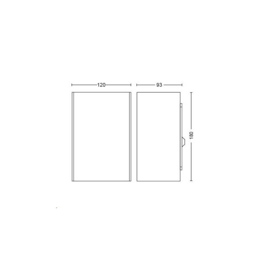Philips - LED RGBW prigušiva spoljna zidna svetiljka Hue RESONATE 2xLED/8W/230V 2000-6500K IP44