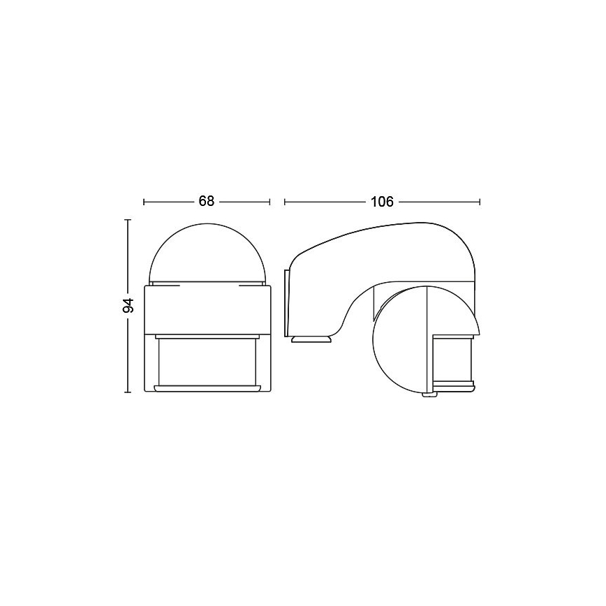 Philips - Spoljašnji senzor pokreta IP44 beli