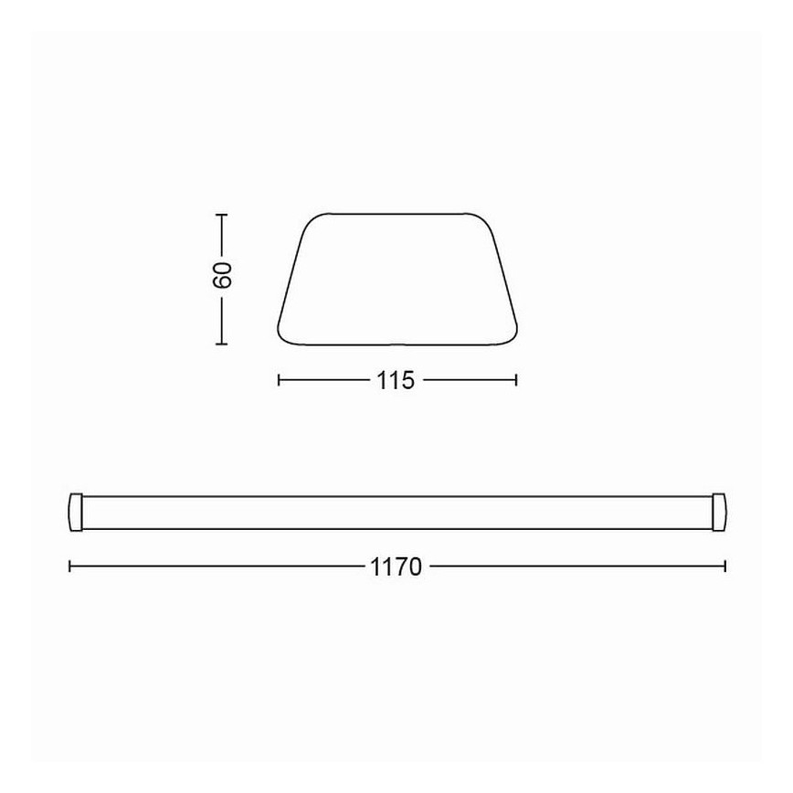 Philips - LED svetlo za ispod kuhinjskih elemenata LED/50W/230V 4000K