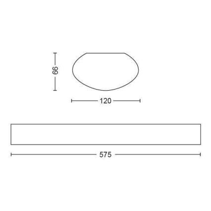 Philips 31248/31/P0 - LED tehnička svetiljka AQUALINE LED/24W/230V IP65