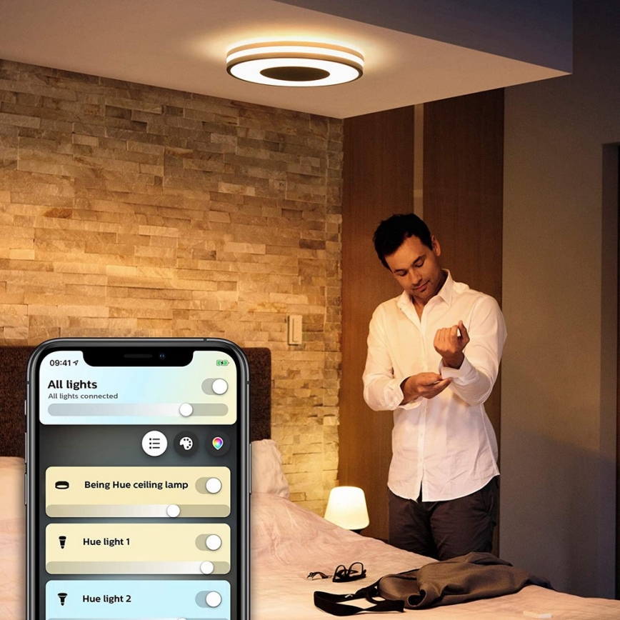 Philips - LED prigušiva svetiljka Hue BEING LED/27W/230V + daljinski upravljač