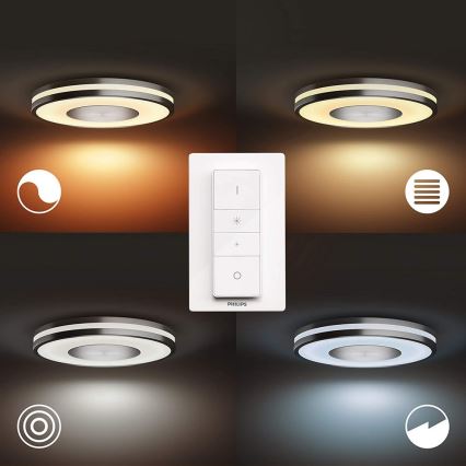 Philips - prigušiva LED svetiljka Hue BEING LED/27W/230V + daljinski upravljač