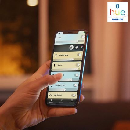 Philips - prigušiva LED svetiljka Hue BEING LED/27W/230V + daljinski upravljač