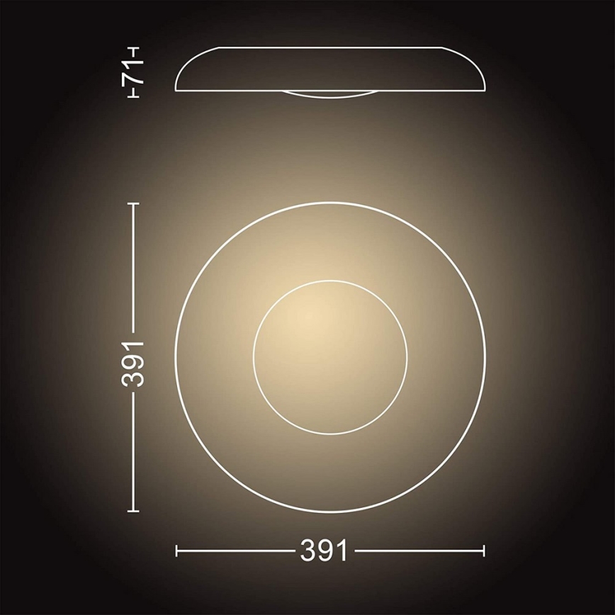 Philips - LED prigušiva svetiljka Hue STILL LED/27W/230V + daljinski upravljač