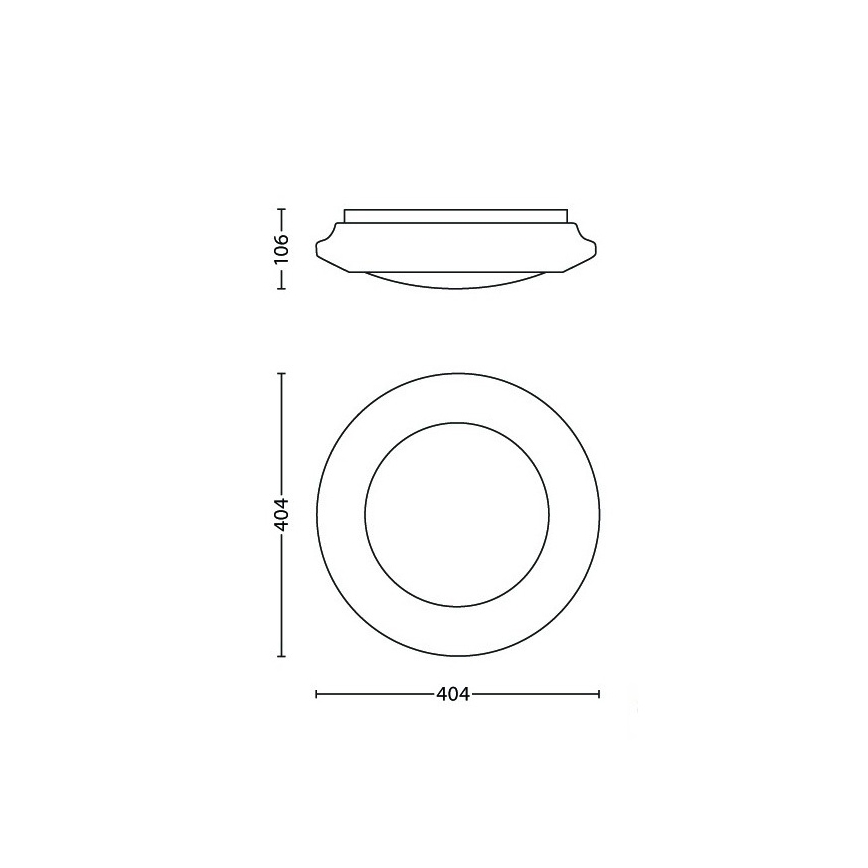 Philips - LED plafonska svetiljka LED/20W/230V 4000K