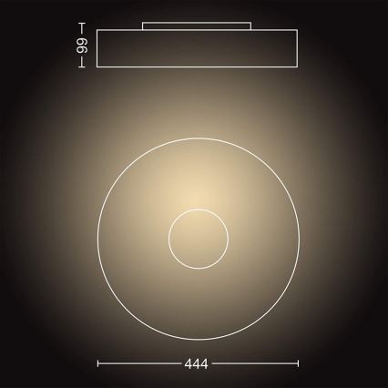 Philips - LED prigušiva svetiljka Hue FAIR LED/33,5W/230V + daljinski upravljač