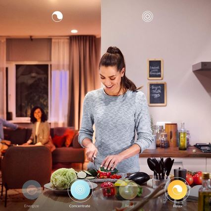 Philips - LED prigušiva lampa Hue WELLNESS 1xE27/8,5W/230V + daljinski upravljač