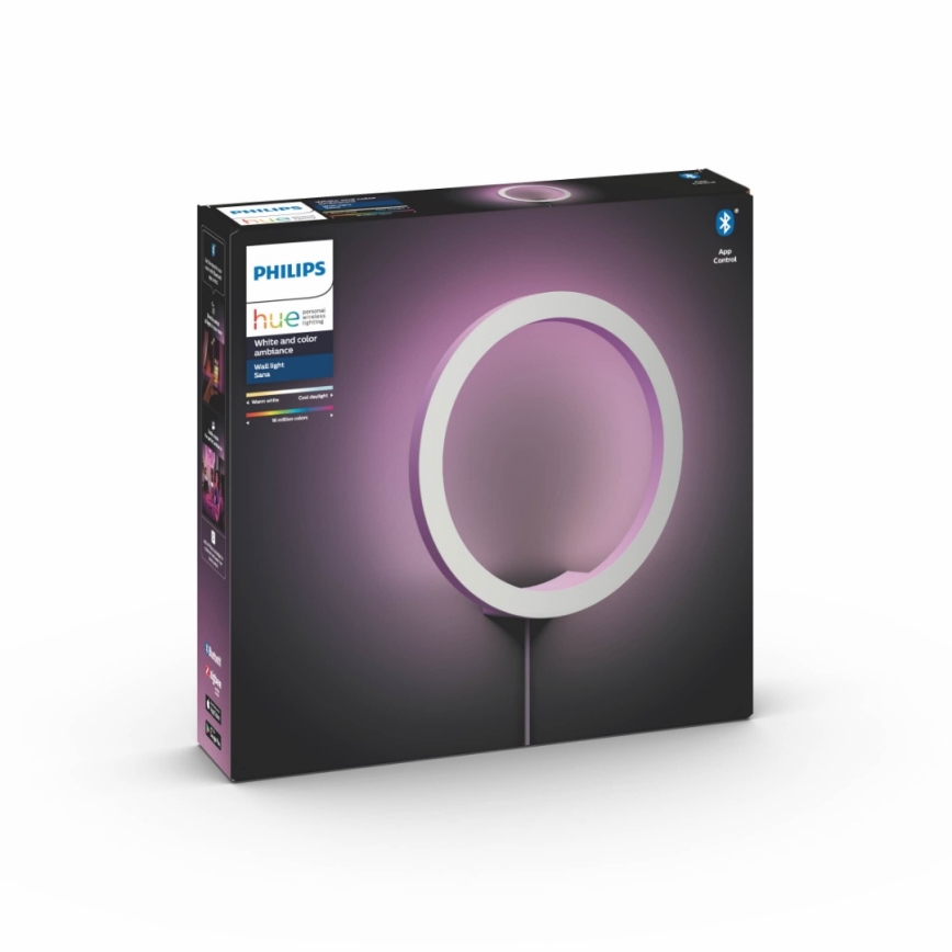 Philips - LED RGBW prigušiva zidna svetiljka Hue SANA White and Color Ambiance LED/20W/230V