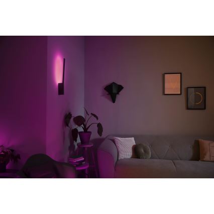 Philips - LED RGBW prigušiva zidna svetiljka Hue LIANE White And Color Ambiance LED/12W/230V