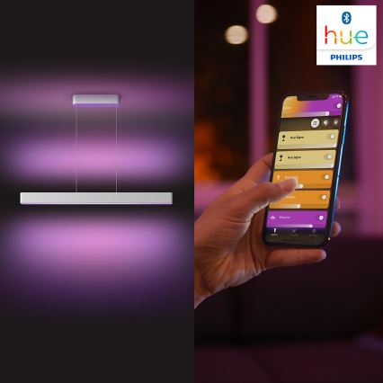 Philips - LED RGBW prigušiva viseći luster na sajli Hue ENSIS White And Color Ambiance 2xLED/39W/230V