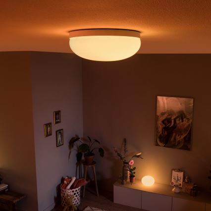 Philips - LED RGBW prigušiva plafonska svetiljka Hue FLOURISH White And Color Ambiance LED/32W/230V