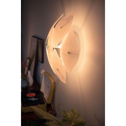 Philips 40963/31/PN - Zidno svetlo MYLIVING CHIFFON 1xE27/60W/230V