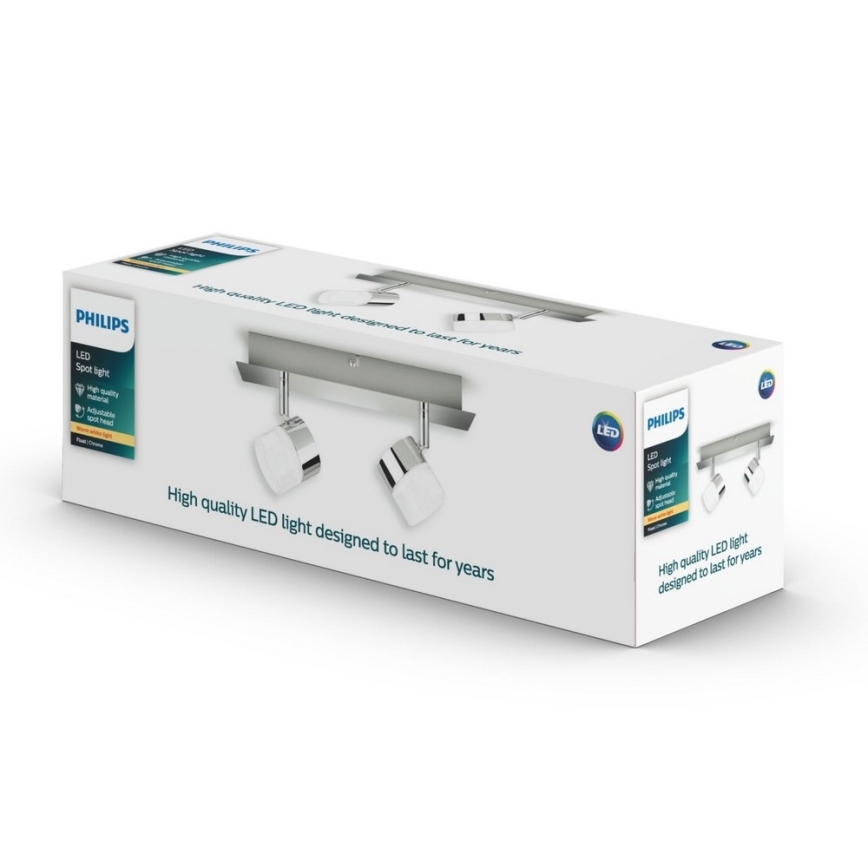 Philips 50147/11/P1 - LED spot svetiljka FLOAT 2xLED/4,5W/230V
