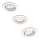 Philips 50393/31/PN - SET od 3 ugradne plafonske lampe DONEGAL 1xGU10/5,5W/230V