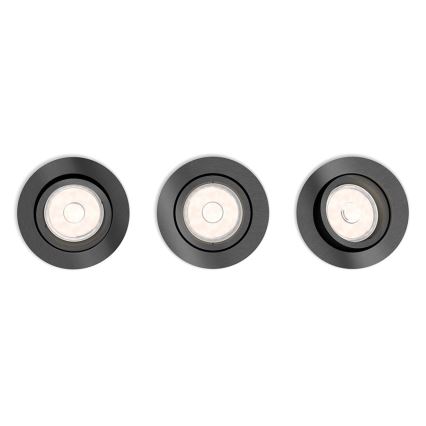 Philips - KOMPLET 3x ugradna plafonska svetla 1xGU10/5,5W/230V