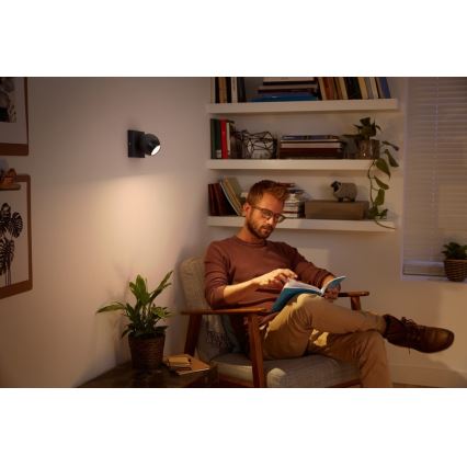 Philips - LED prigušiva spot svetiljka Hue BUCKRAM 1xGU10/5W/230V + daljinski upravljač