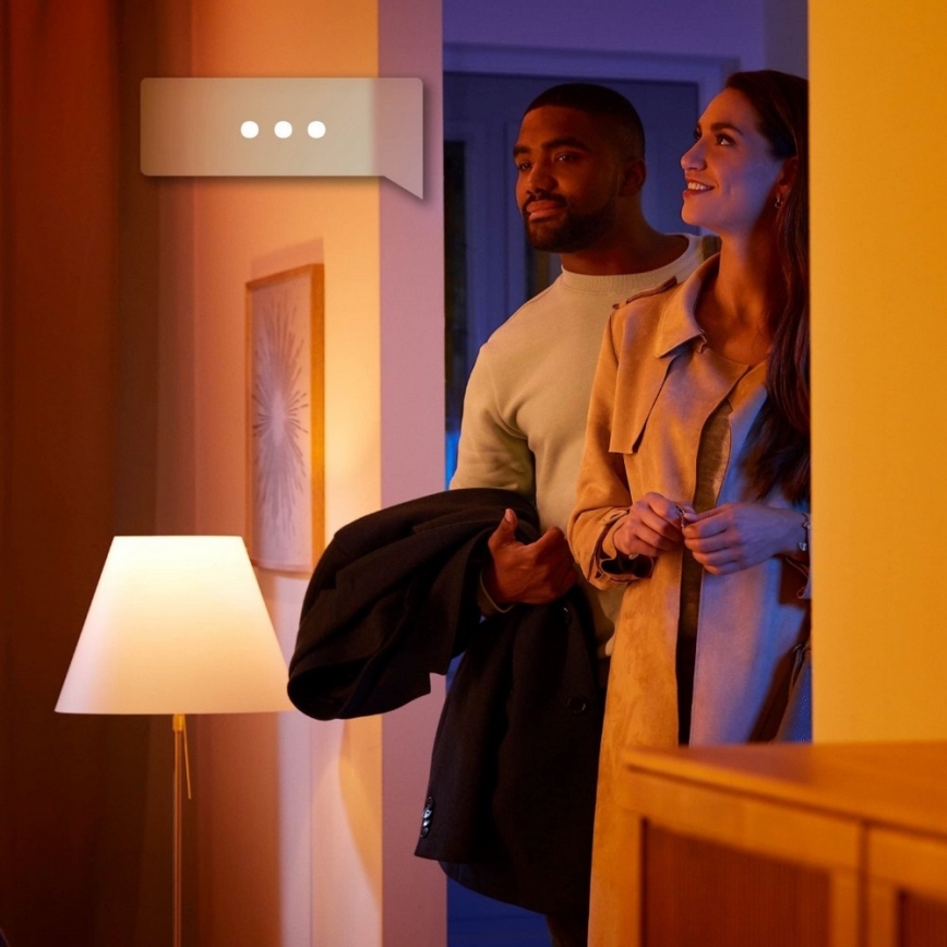 Philips - LED prigušiva spot svetiljka Hue BUCKRAM 1xGU10/5W/230V + daljinski upravljač
