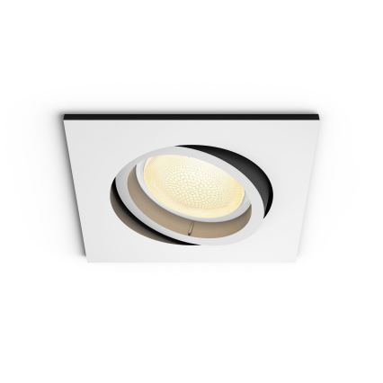 Philips - LED RGB prigušiva ugradna plafonska svetiljka Hue CENTURA 1xGU10/5,7W/230V
