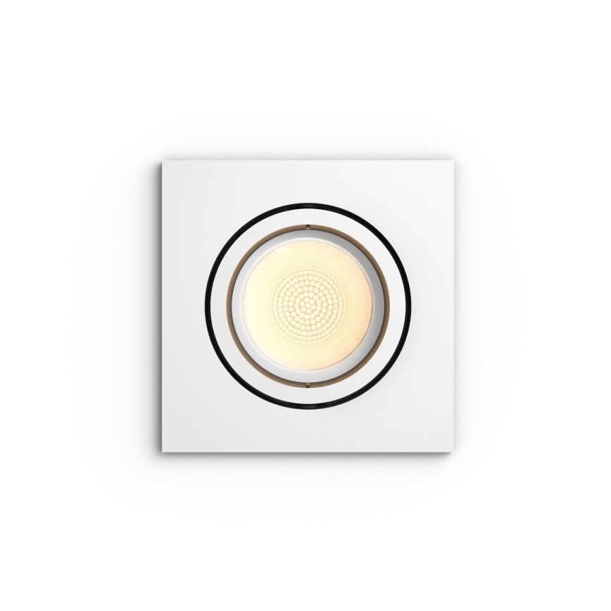 Philips - LED RGB prigušiva ugradna plafonska svetiljka Hue CENTURA 1xGU10/5,7W/230V