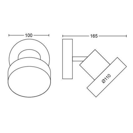 Philips 50601/30/P0 - LED spot svetiljka BUKKO LED/4,5W/230V