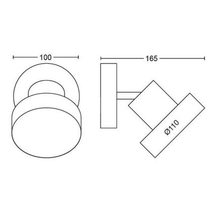 Philips 50601/31/P0 - LED spot svetiljka BUKKO LED/4,5W/230V