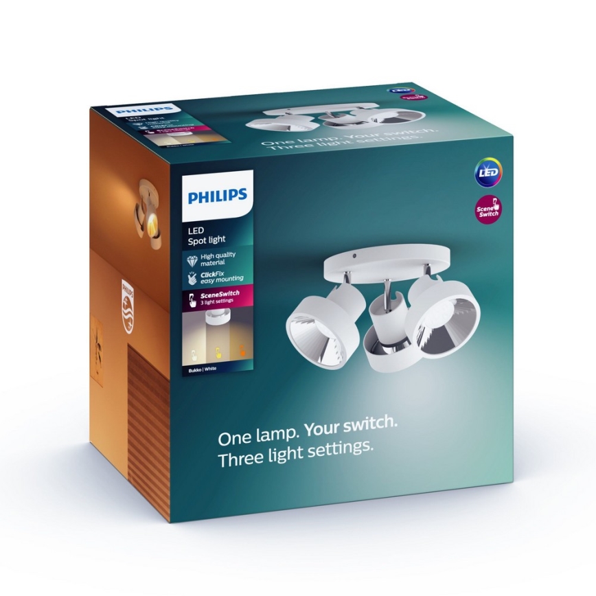 Philips - LED reflektor 3xLED/4,5W/230V