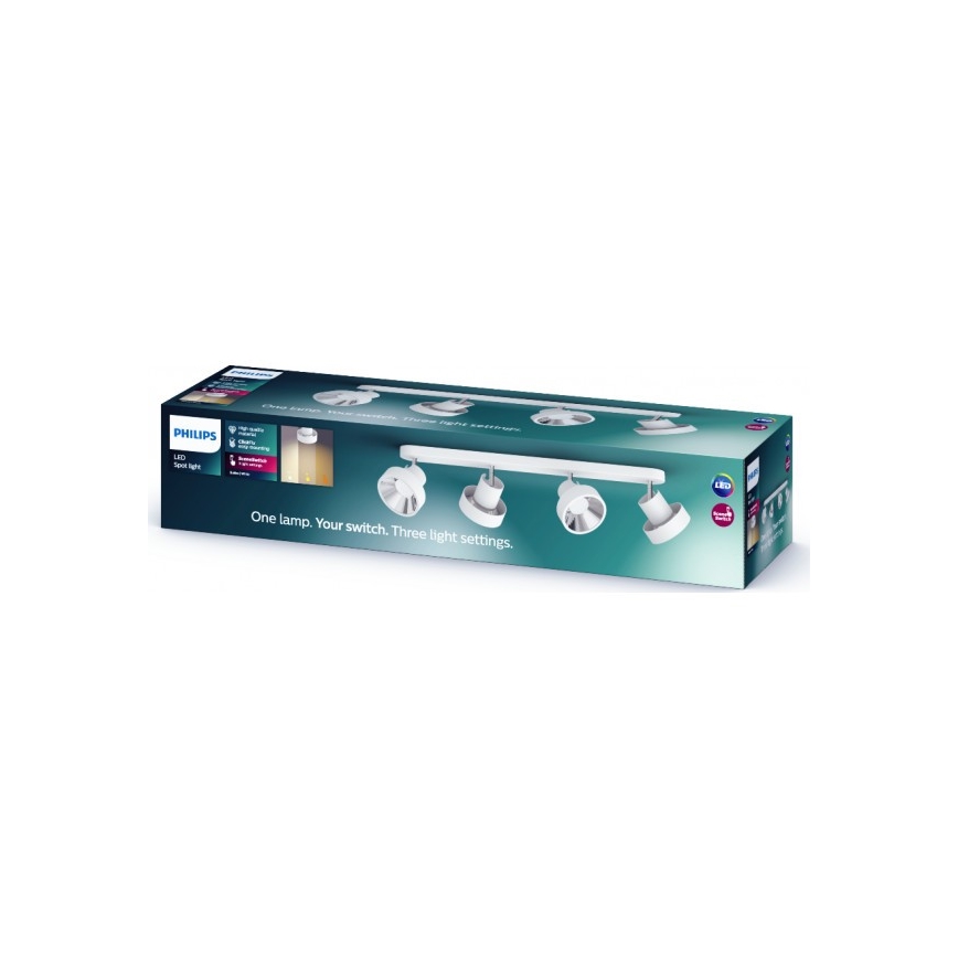 Philips 50604/31/P0 - LED spot svetlo BUKKO 4xLED/4,3W/230V