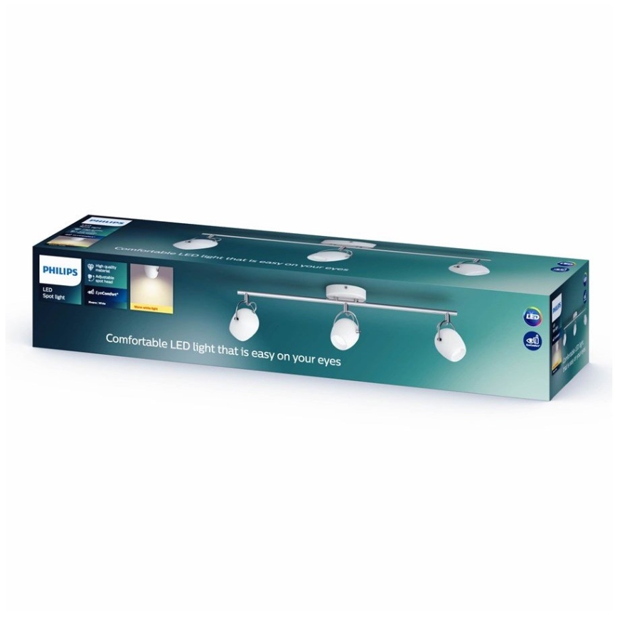 Philips 50613/31/P0 - LED spot svetiljka RIVANO 3xLED/4,3W/230V