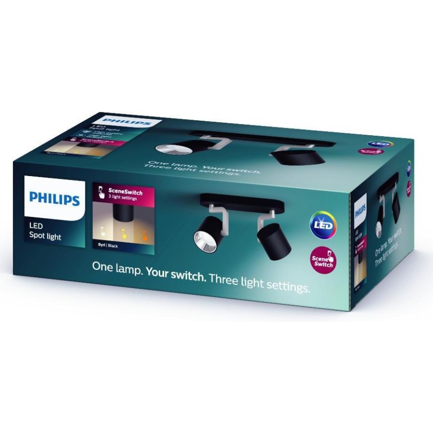 Philips - prigušiva LED spot svetiljka 2xLED/4.5W/230V