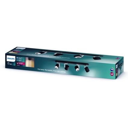 Philips - LED prigušiva ugradna spot svetiljka 4xLED/4.5W/230V