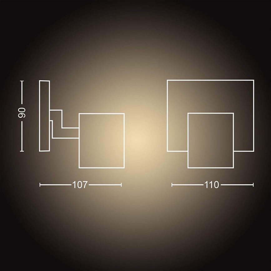 Philips - LED prigušiva svetiljka Hue RUNNER 1xGU10/5W/230V + daljinski upravljač