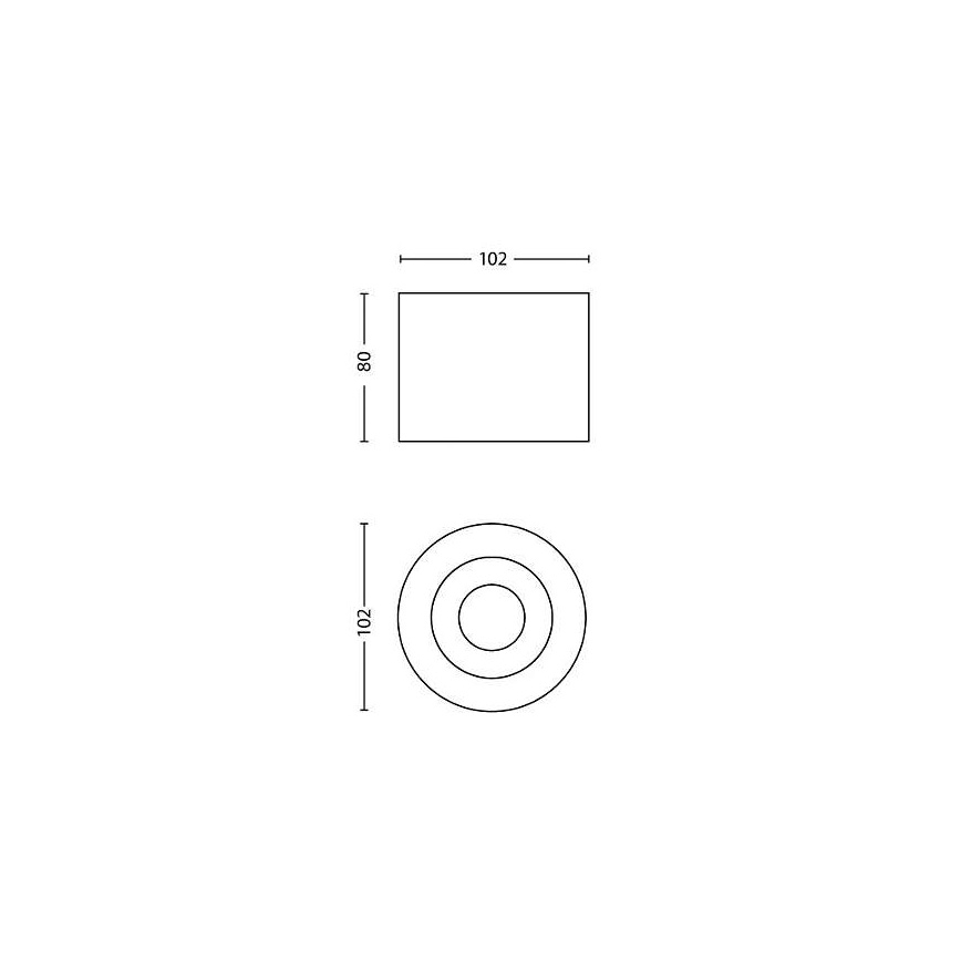 Philips - LED prigušiva spot svetiljka LED/4,5W/230V