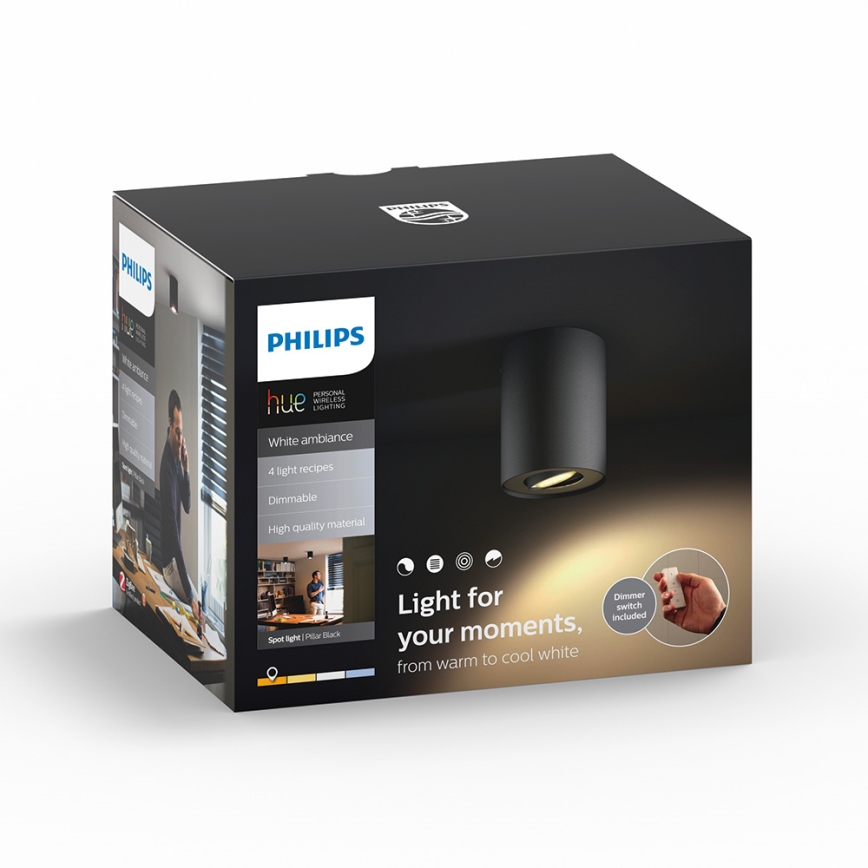 Philips - LED prigušiva reflektorska svetiljka Hue PILLAR 1xGU10/5,5W