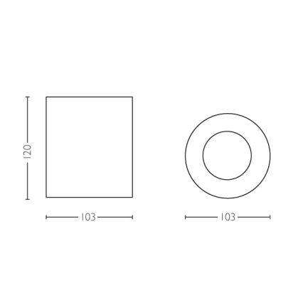 Philips - LED prigušiva reflektorska svetiljka Hue PILLAR 1xGU10/5,5W