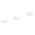 Philips 59243/31/E7 - Set 3x ugradna svetla ENIF 1xGU10/50W/230V
