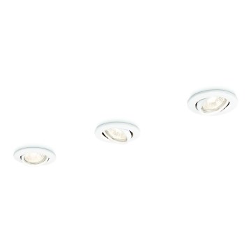 Philips 59243/31/E7 - Set 3x ugradna svetla ENIF 1xGU10/50W/230V