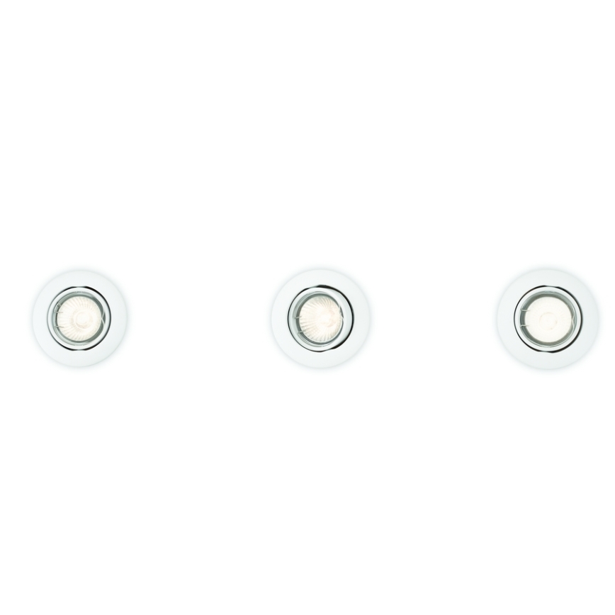 Philips 59243/31/E7 - Set 3x ugradna svetla ENIF 1xGU10/50W/230V