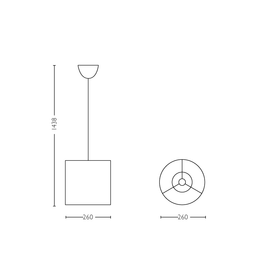 Philips - LED luster za decu 1xE27/23W/230V