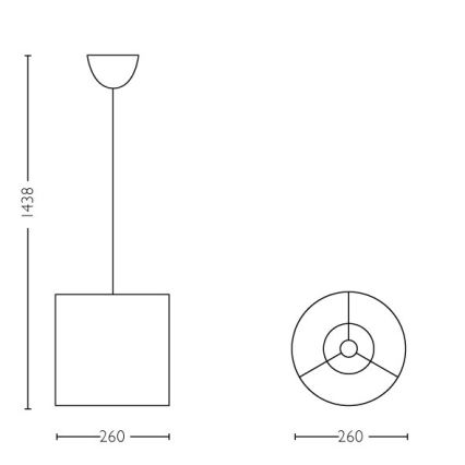 Philips 71751/90/26 - Abažur za dečiji luster DISNEY FINDING DORY E27, prečnika 26 cm