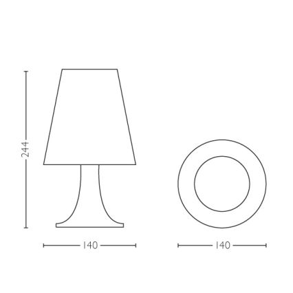 Philips - LED dečija stona lampa LED/2,3W/230V